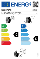 EU-label voor GOODYEAR EAGLE F1 SUPERSPORT RS