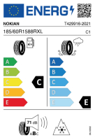 EU-label voor NOKIAN NORDMAN RS 2