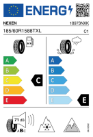 EU-label voor NEXEN WINGUARD ICE 3
