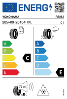 EU-label voor YOKOHAMA IG53 ICE GUARD
