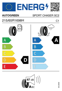 AUTOGREE SC-2  215/65 R16 98 H