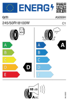 EU-Reifenlabel für GITI CONTROL P10 245/50 R18 100W