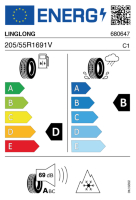 EU-label voor LINGLONG SPORT MASTER 4S