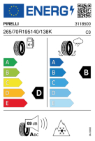 PIRELLI MG:01  265/70 R19 5 K