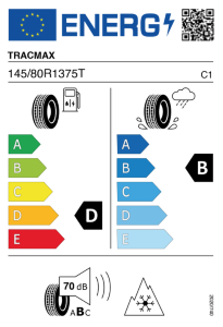 TRACMAX S-130  145/80 R13 75 T