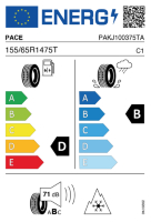 EU-label voor PACE  ACTIVE 4S