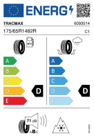 EU-label voor TRACMAX X-PRIVILO S360