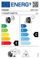 EU-label voor TORQUE TQ025