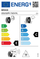 EU-label voor MIRAGE MR762 AS