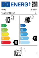 EU-label voor TOYO VARIO V2+ 