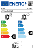EU-label voor TOYO VARIO V2+ 