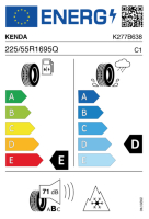 EU-label voor KENDA KR27 ICETEC