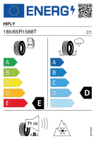 Offizielles EU-Reifenlabel für HIFLY HF212 WINTURI