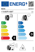 EU-label voor SAVA ESKIMO S3+ 