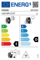 EU-label voor TORQUE TQ022 (PKW)