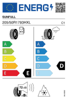 EU-label voor SUNFULL SF-982