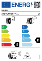 EU-label voor SUNFULL SF-982