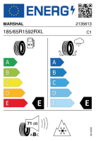 EU-label voor MARSHAL KW31