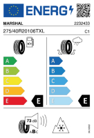 EU-label voor MARSHAL WS31 WINTERCRAFT